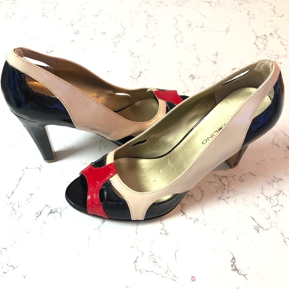 Bandolino Shoes patent leather ladies 8 1/2 3/$25 - Picture 4 of 5